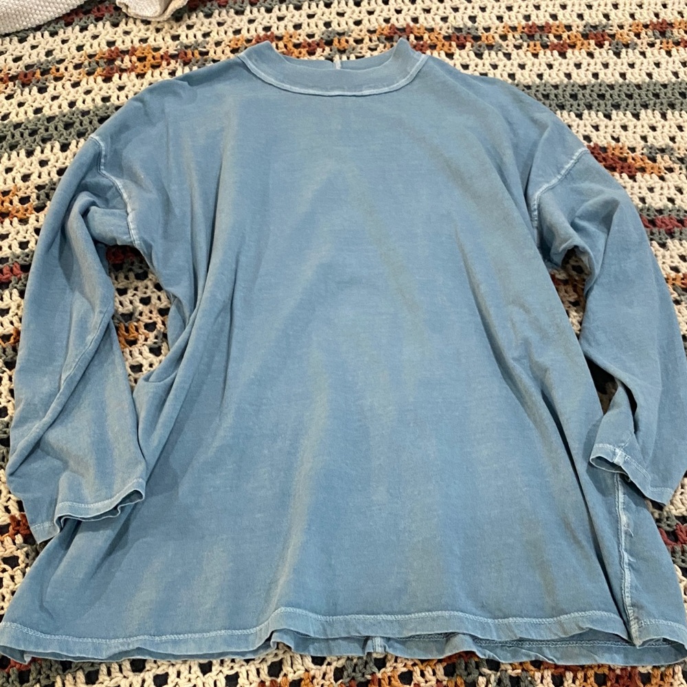 We The Free Light Blue Top